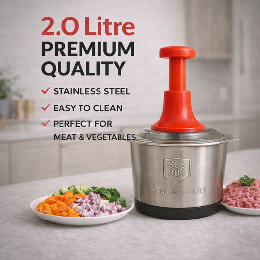 Stainless Steel Hand Chopper 2.0 Litres